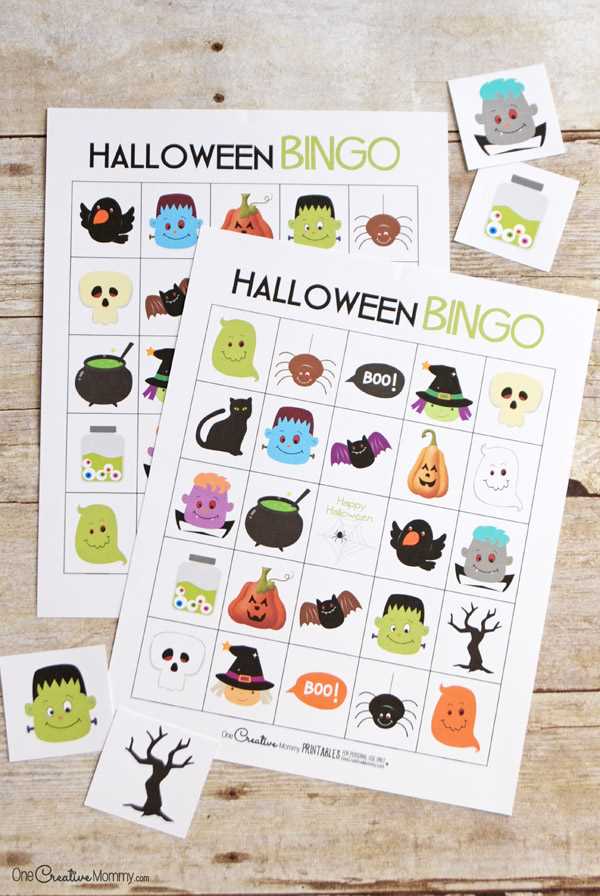 free halloween bingo printables