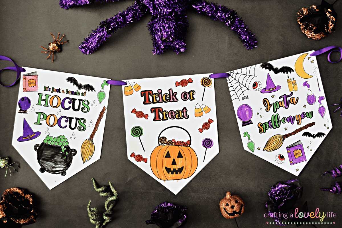 free halloween printable banner