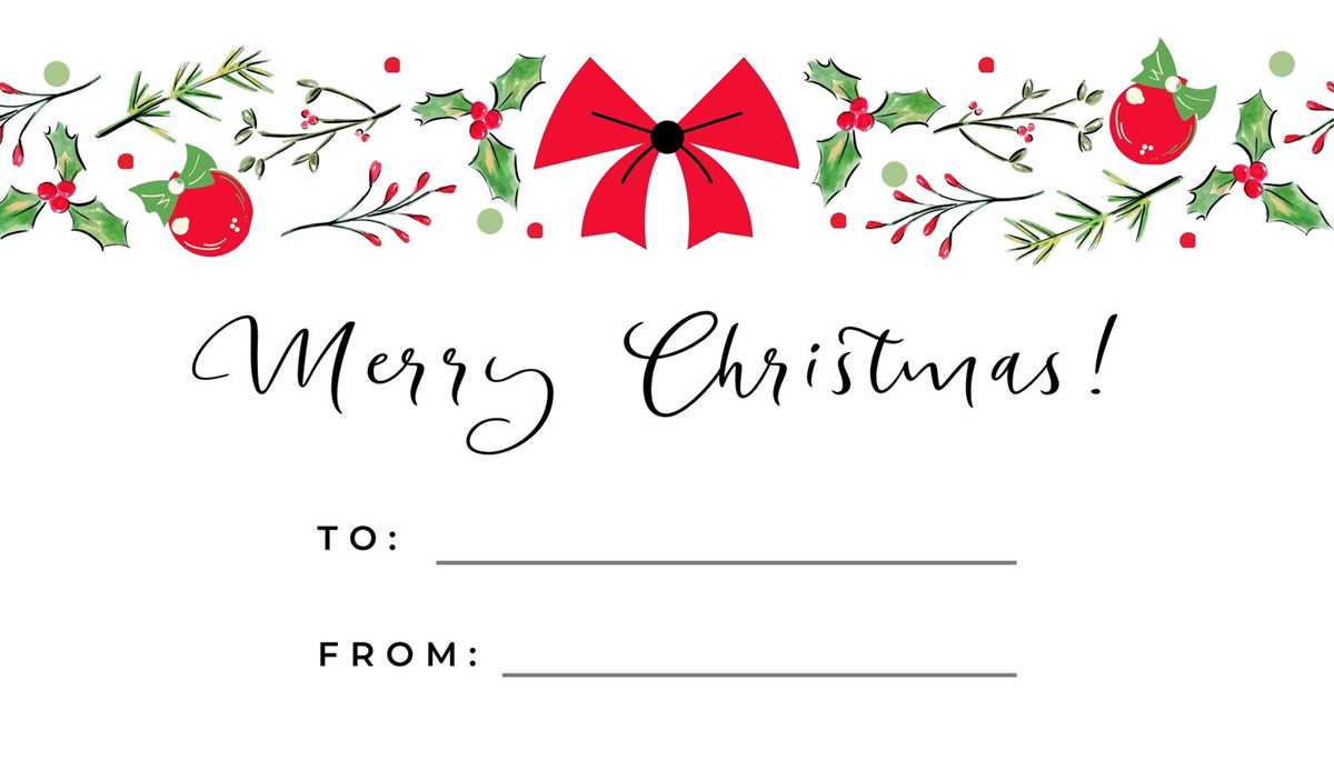 free holiday printable gift tags