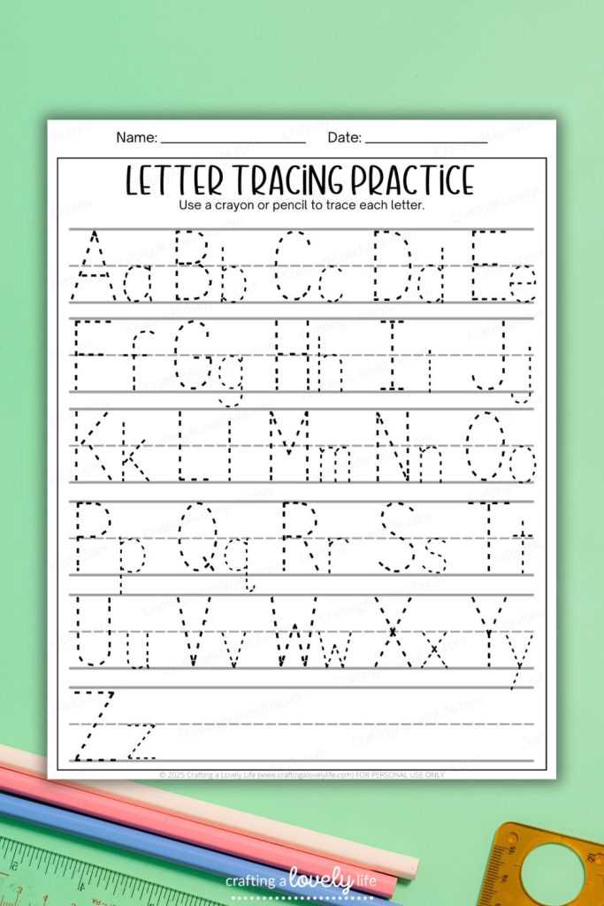 free letter a printable