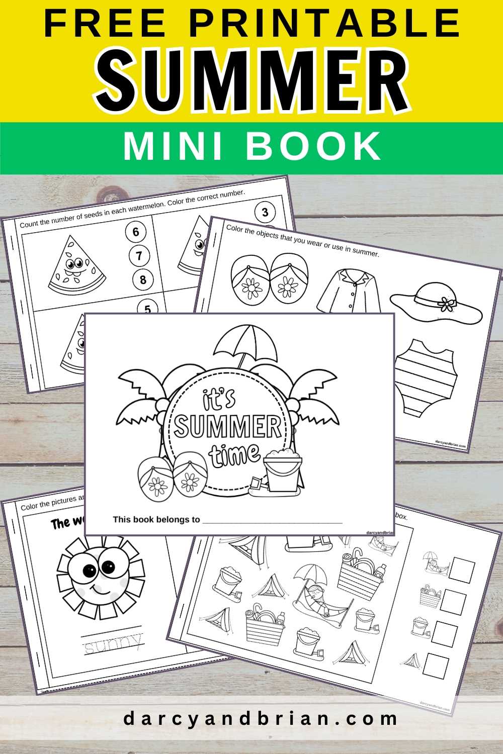 free mini books printable
