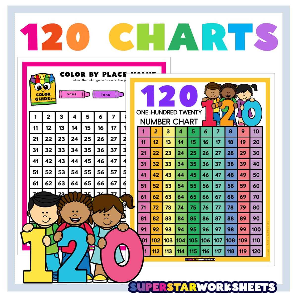 free one hundred chart printable