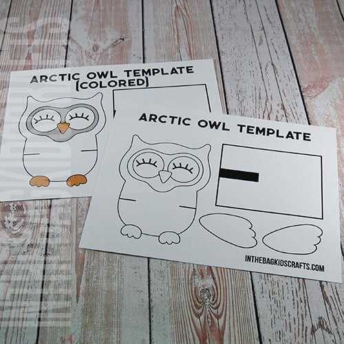 free owl template printable