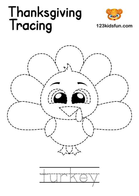 free preschool printables thanksgiving