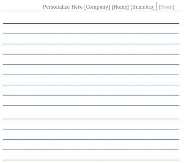 free printable 3x5 index card template