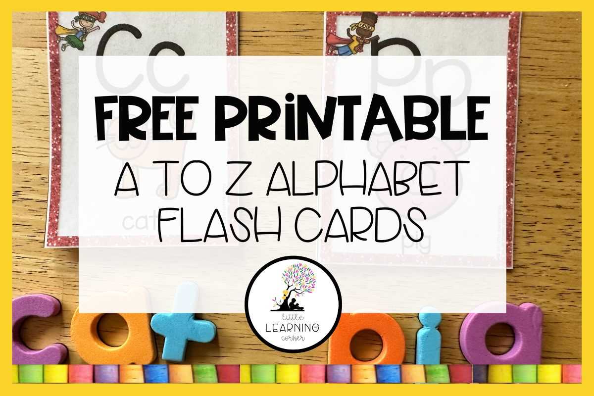 free printable abc flash cards