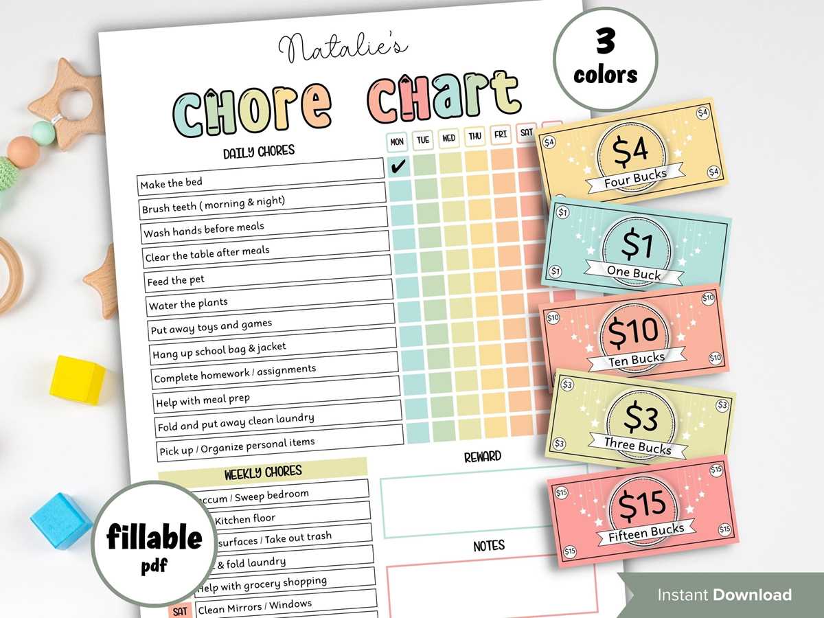 free printable adhd routine charts for adults