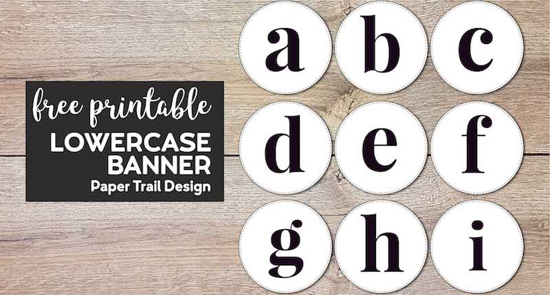 free printable alphabet letters lower case