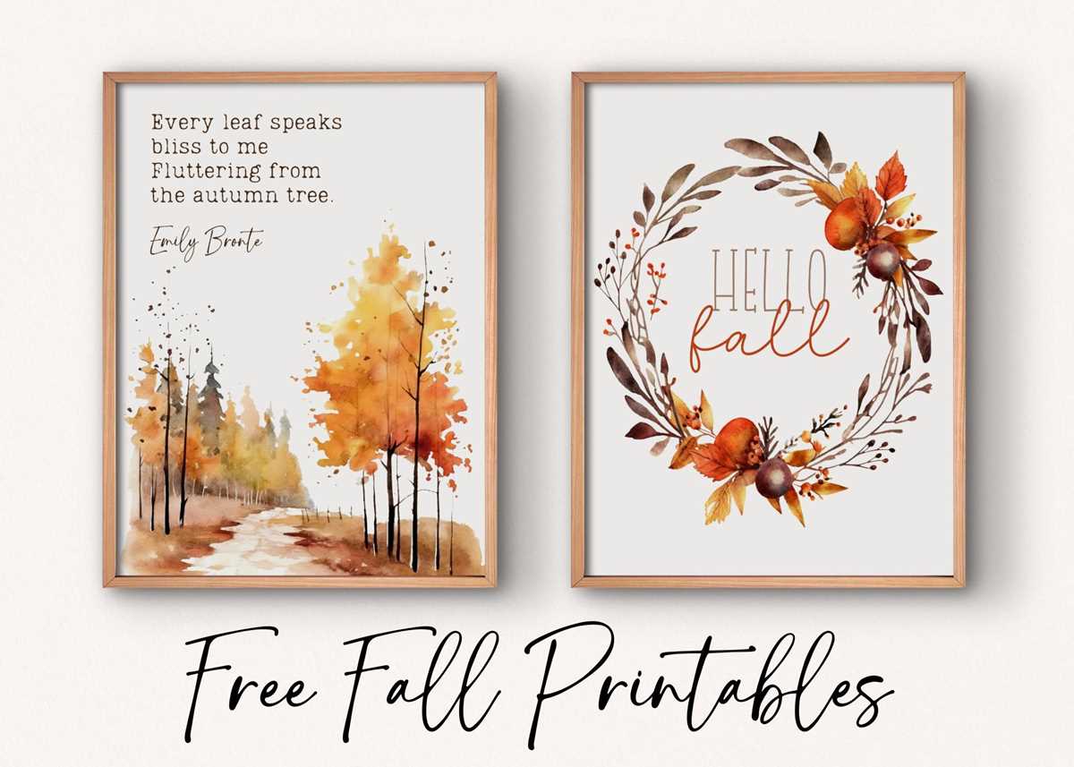 free printable autumn leaves