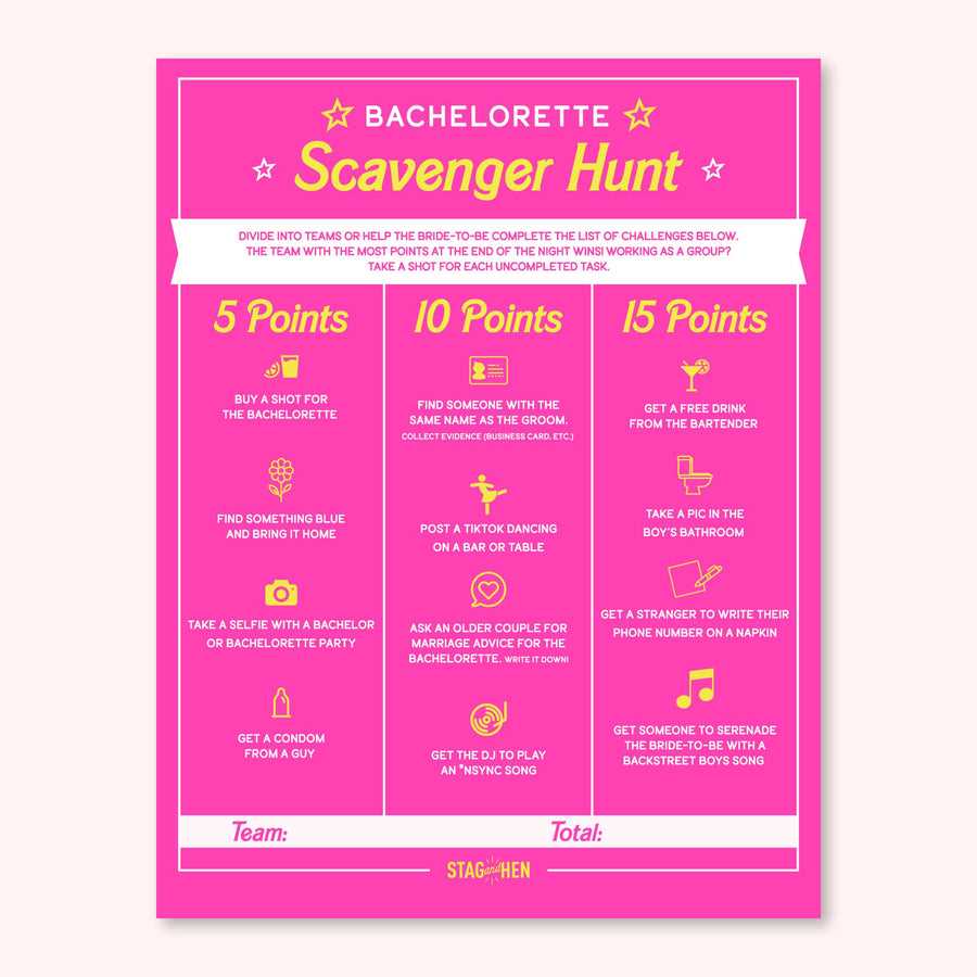 free printable bachelorette party games