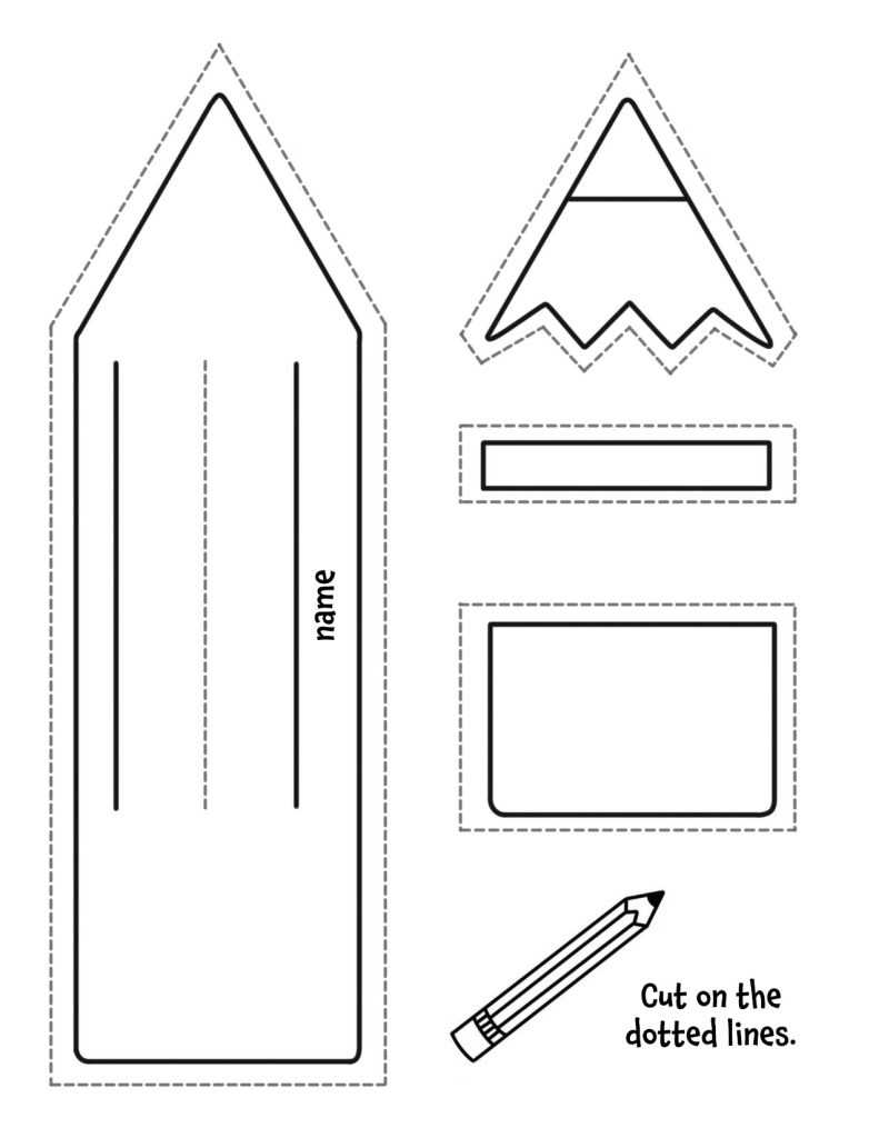 free printable back to school crafts