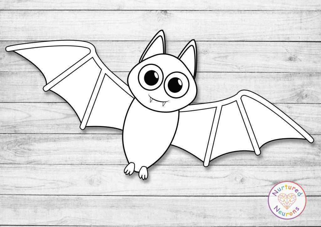 free printable bat template