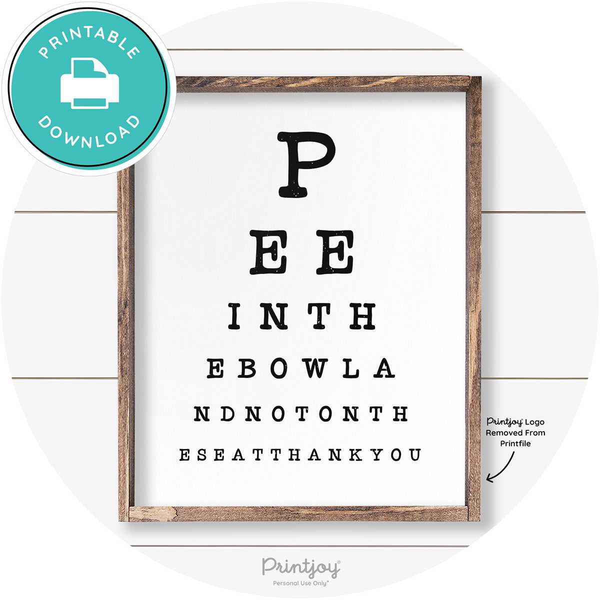 free printable bathroom signs