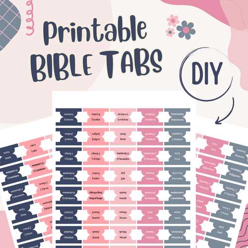 free printable bible tabs