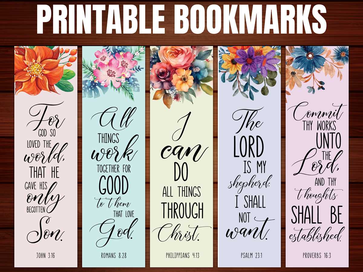 free printable bible verse bookmarks to color