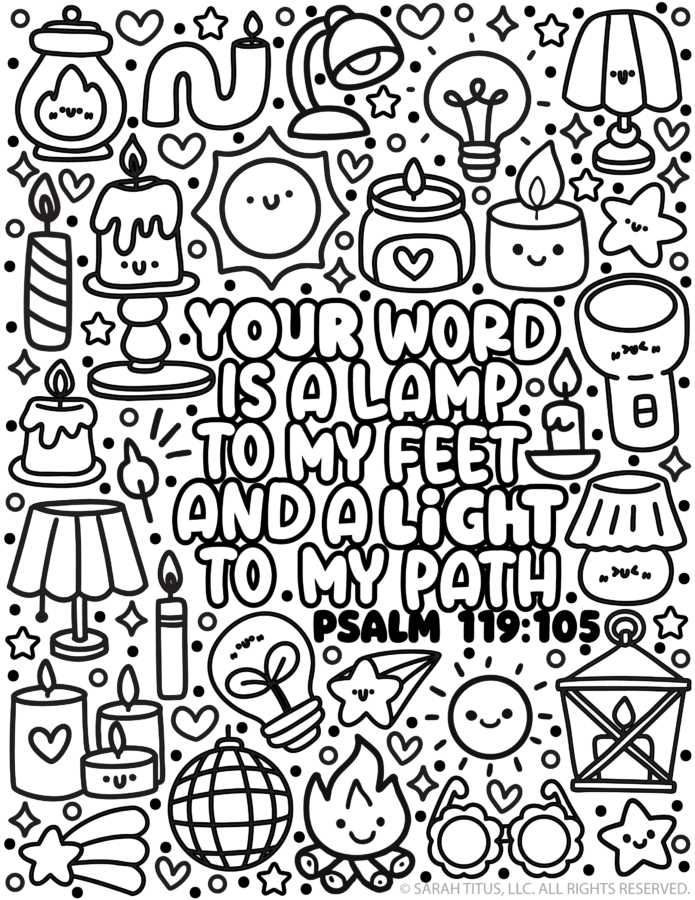 free printable bible verses coloring pages