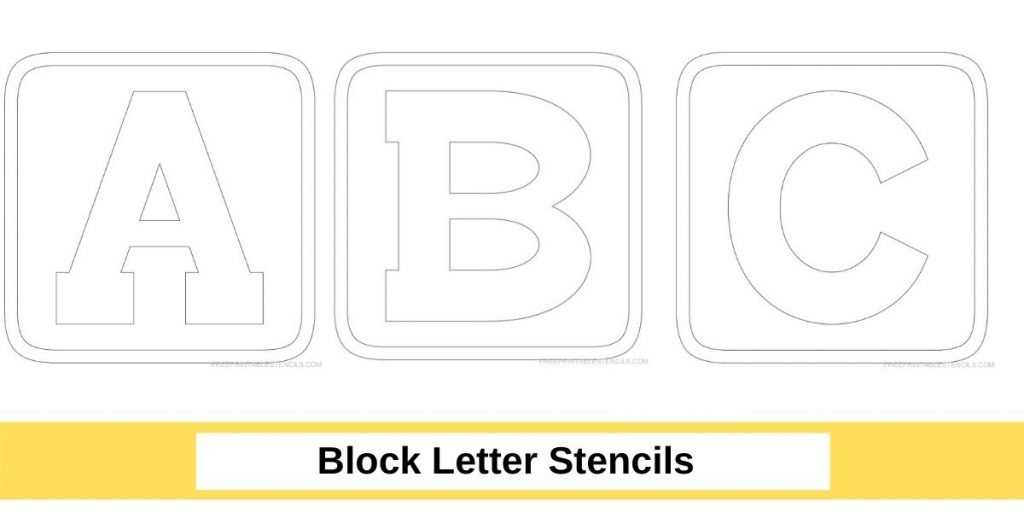free printable block letters