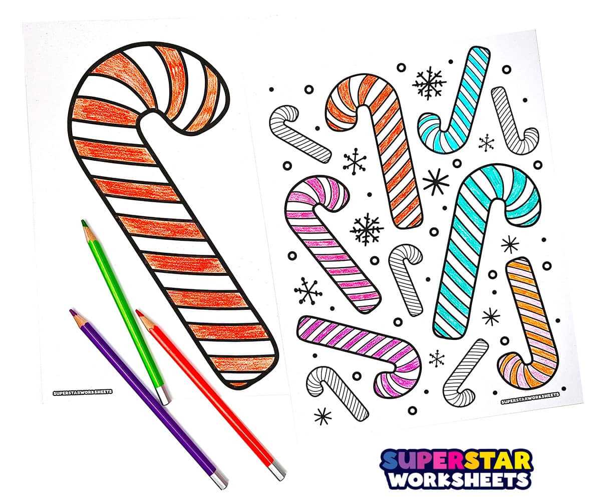free printable candy coloring pages