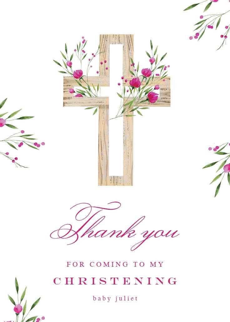 free printable christening cards