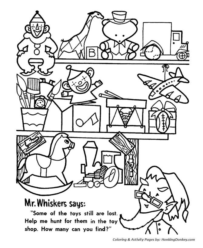 free printable christmas hidden pictures for adults