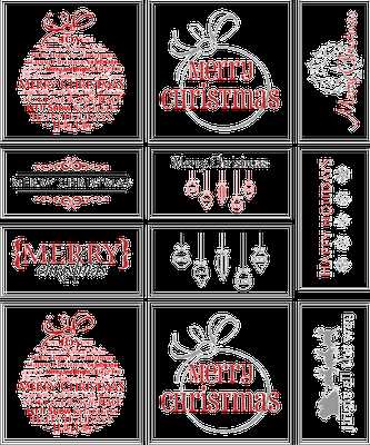 free printable christmas place cards