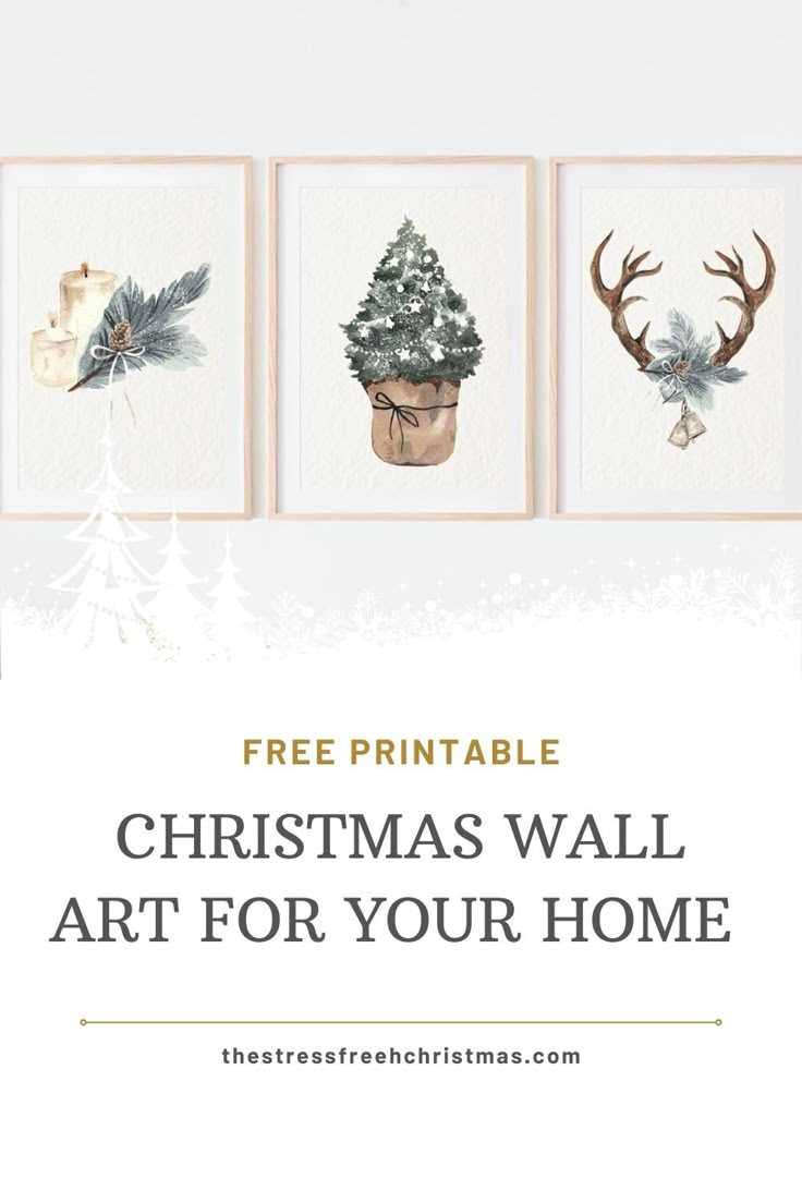 free printable christmas wall art