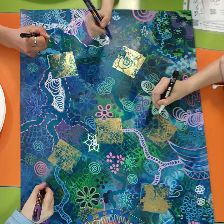free printable collaborative art projects
