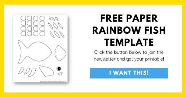 free printable colored fish template