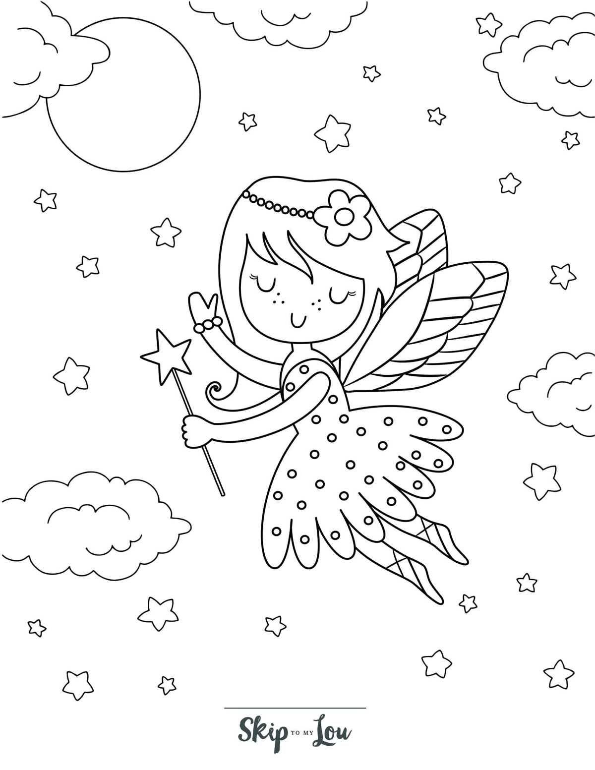 free printable coloring pages for adults fairies