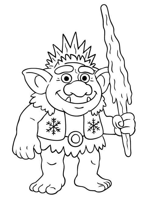 free printable coloring pages of trolls