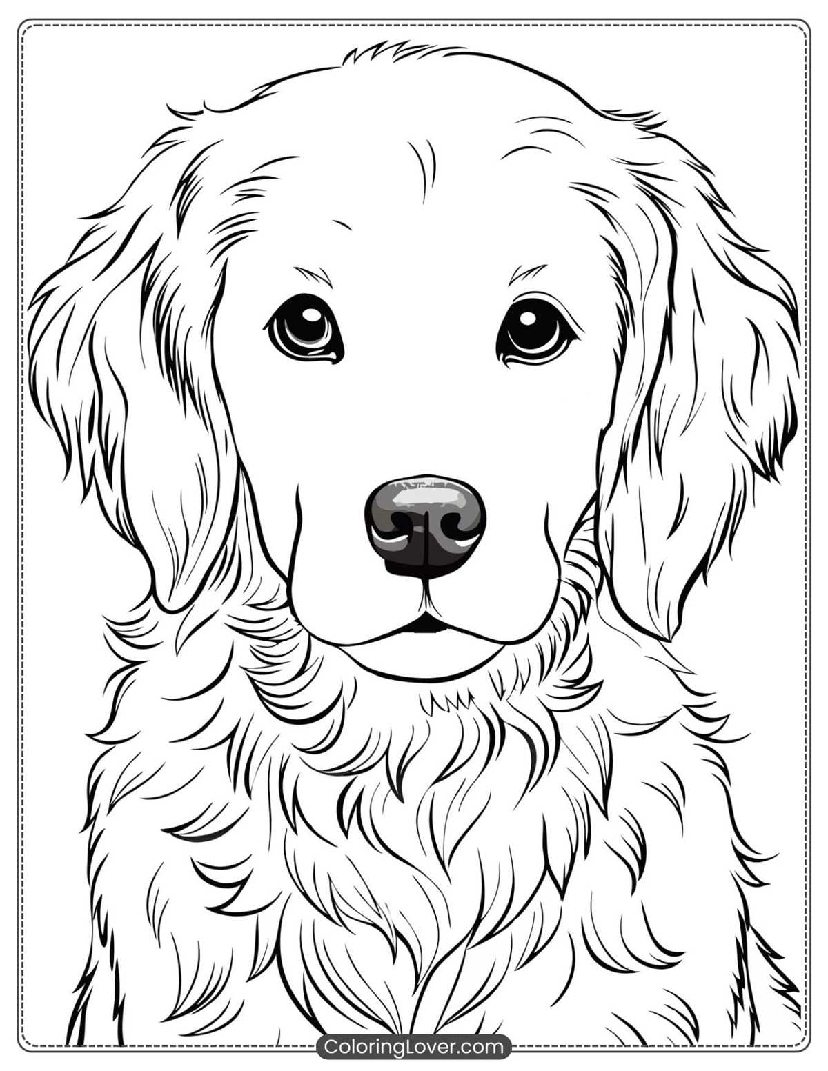 free printable coloring pages puppy