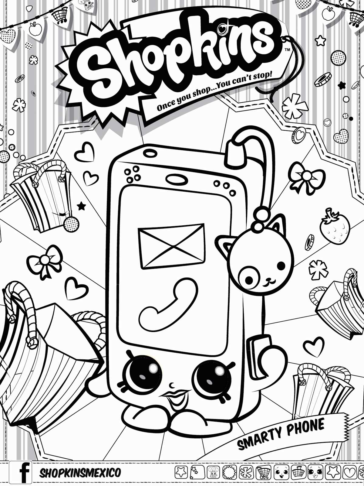 free printable coloring pages shopkins