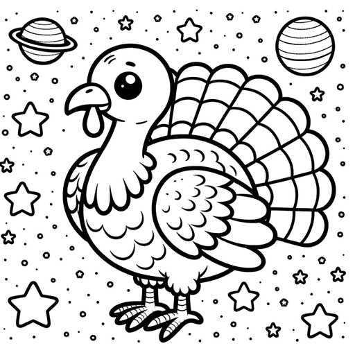 free printable coloring pages turkey