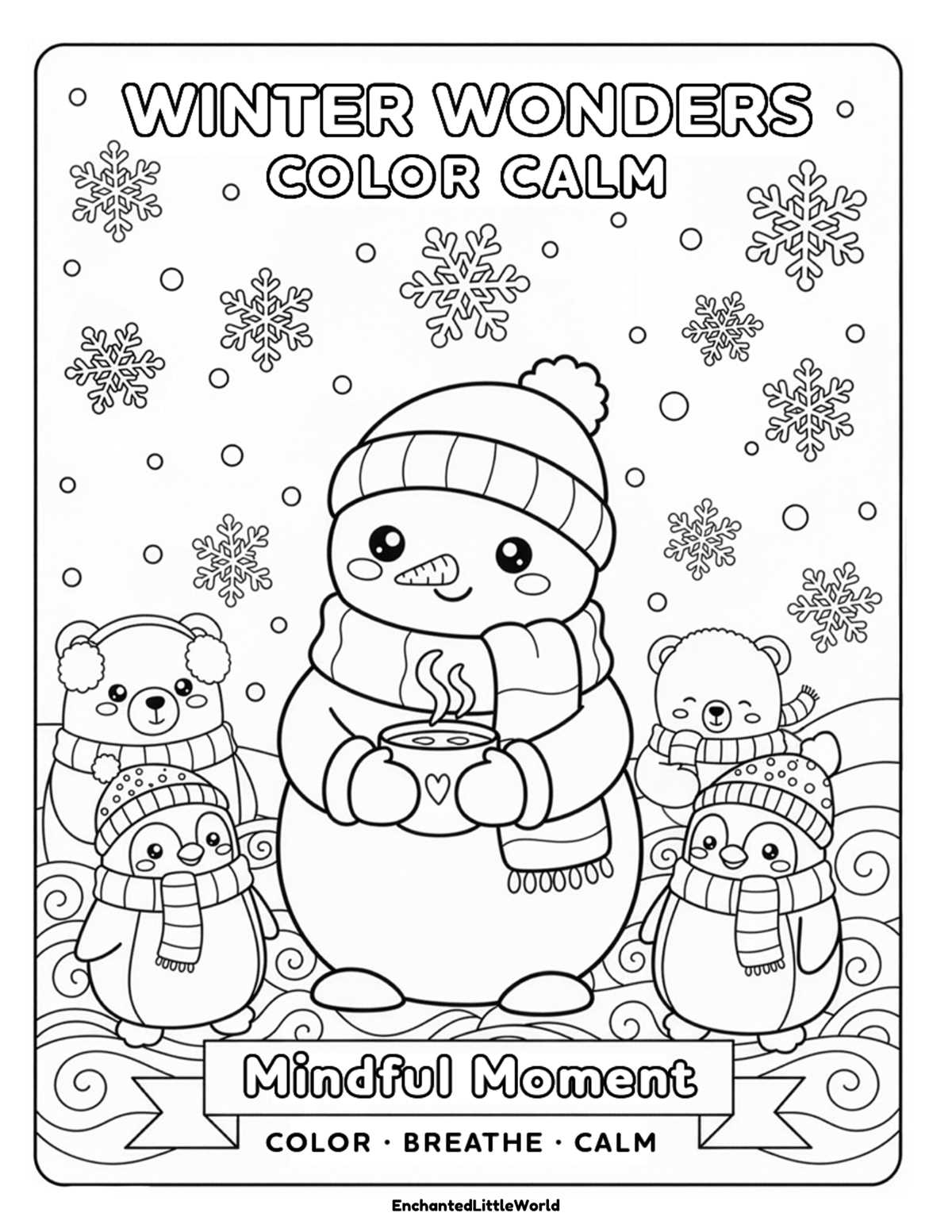free printable coloring pages winter