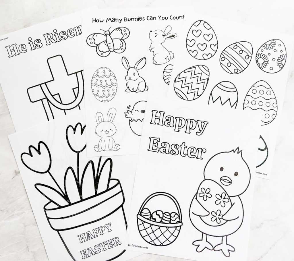 free printable easter coloring pages for kids