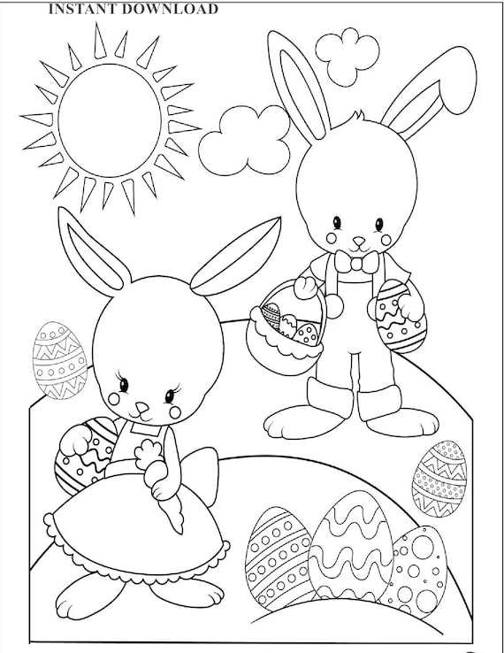 free printable easter coloring pages for kids