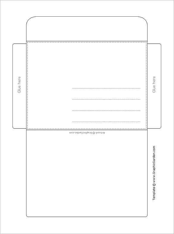 free printable envelope templates word