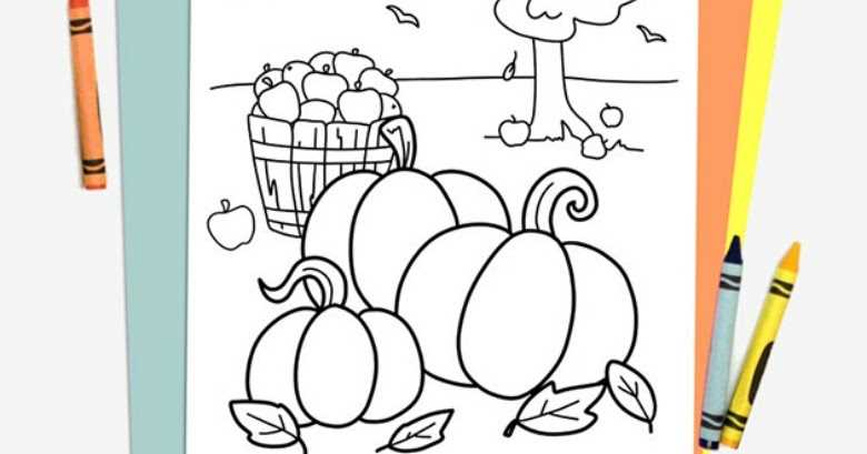 free printable fall color sheets