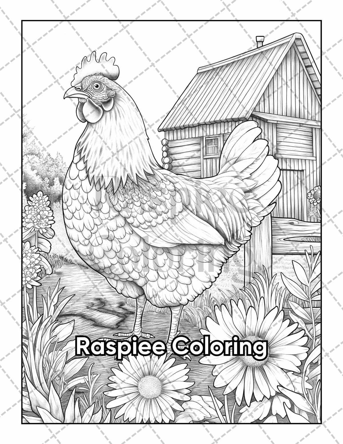 free printable farm coloring pages