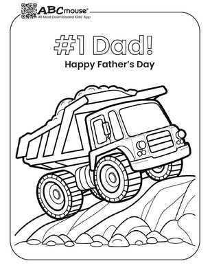 free printable fathers day cards to color