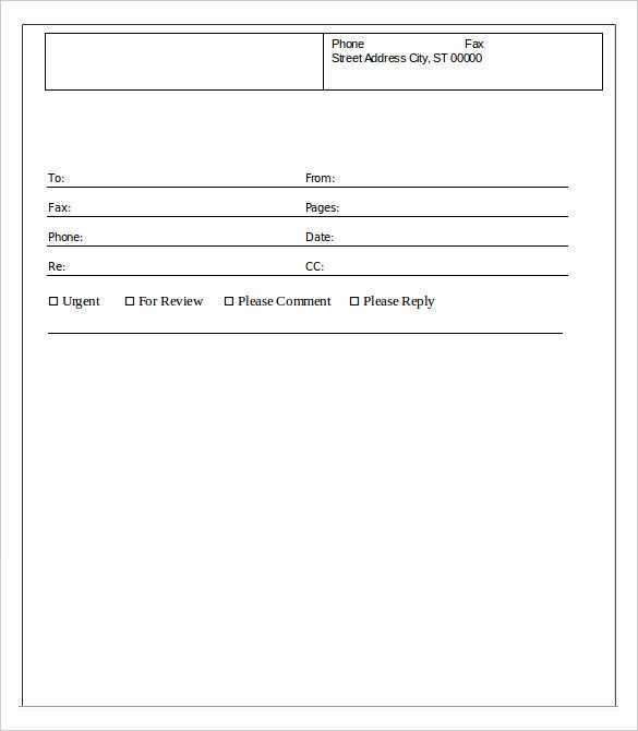 free printable fax cover sheet without downloading
