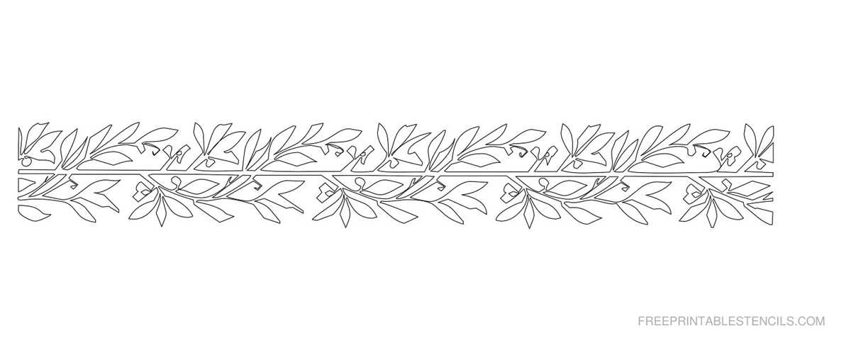 free printable floral stencils