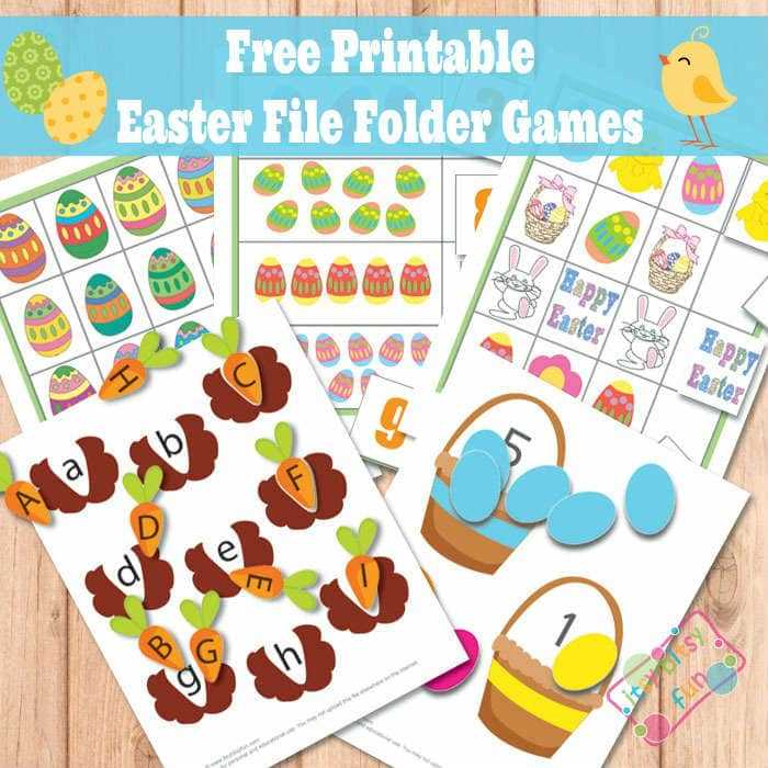 free printable folder games
