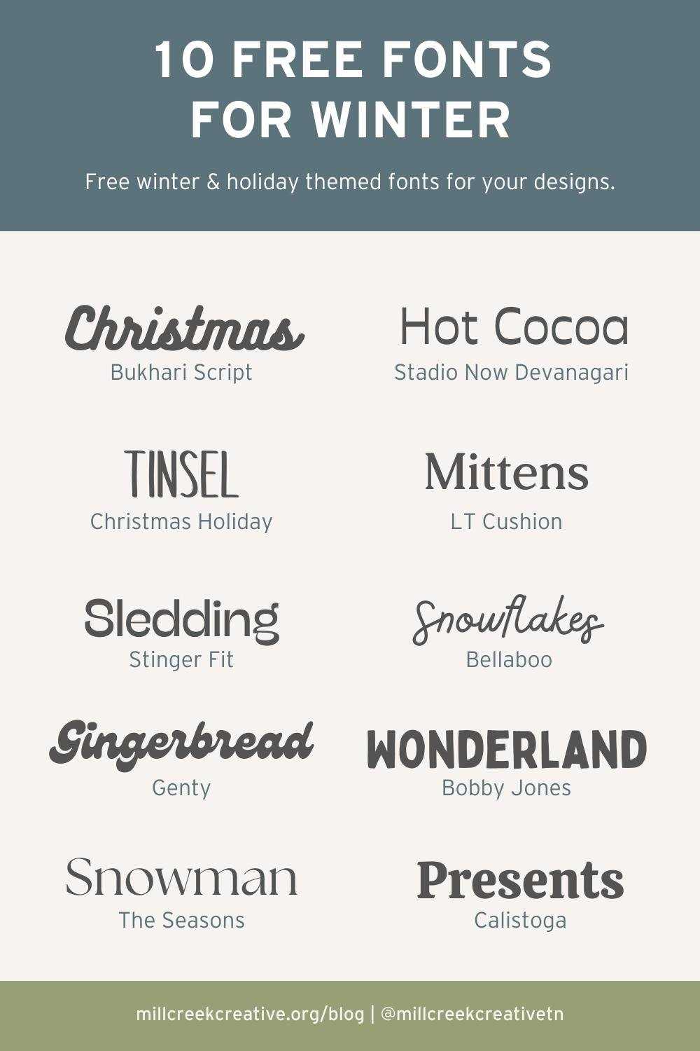 free printable fonts
