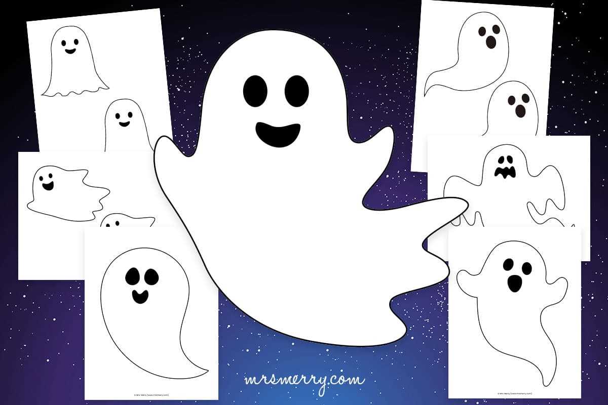 free printable ghost