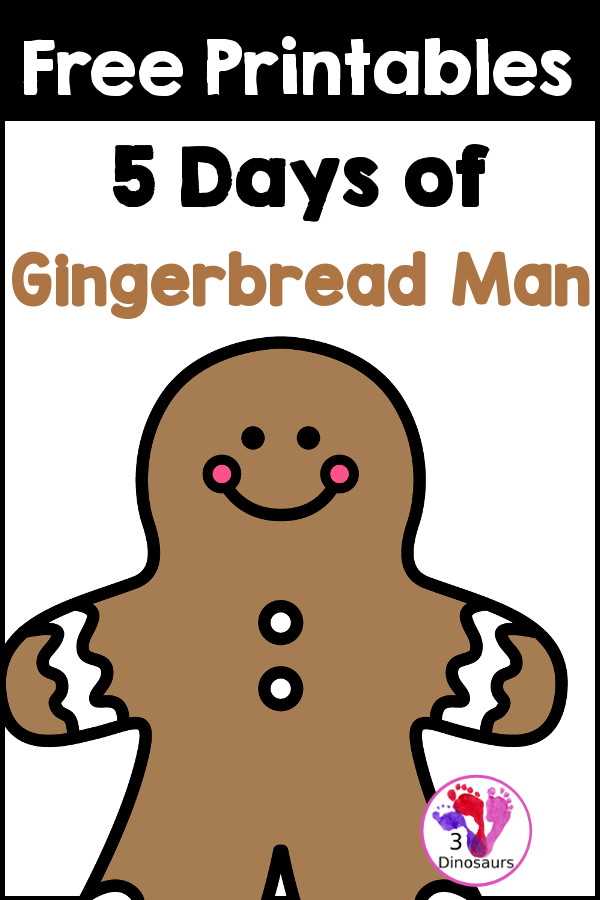 free printable gingerbread man