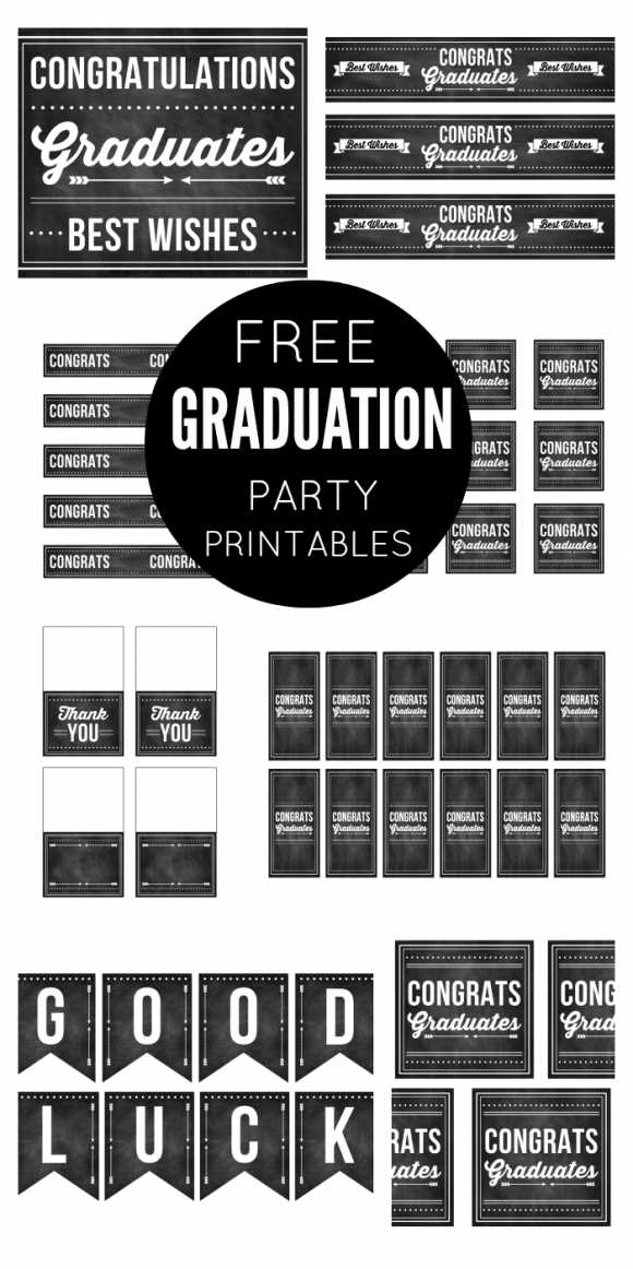 free printable graduation printables
