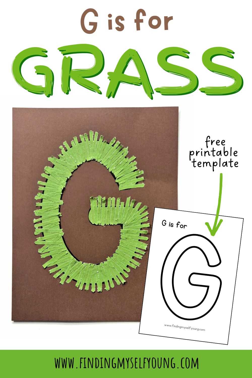 free printable grass template