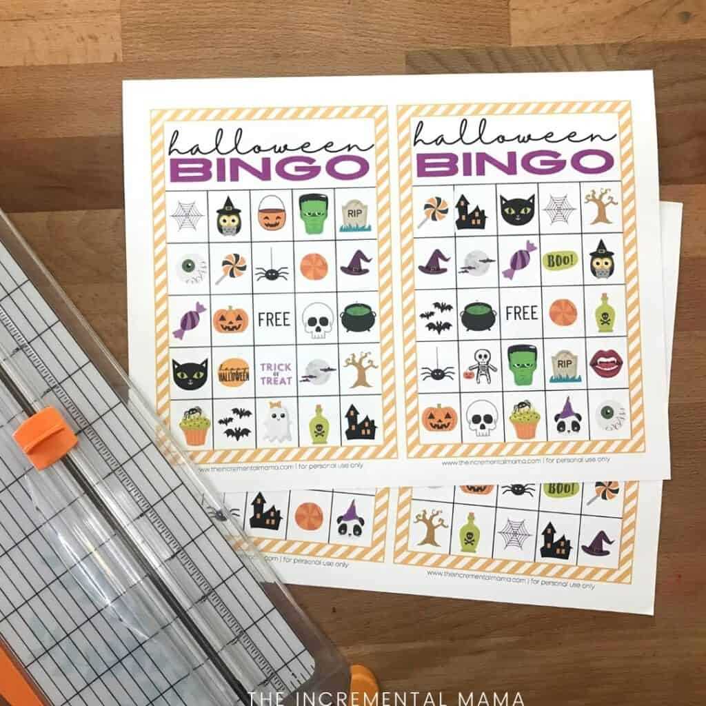 free printable halloween bingo printable