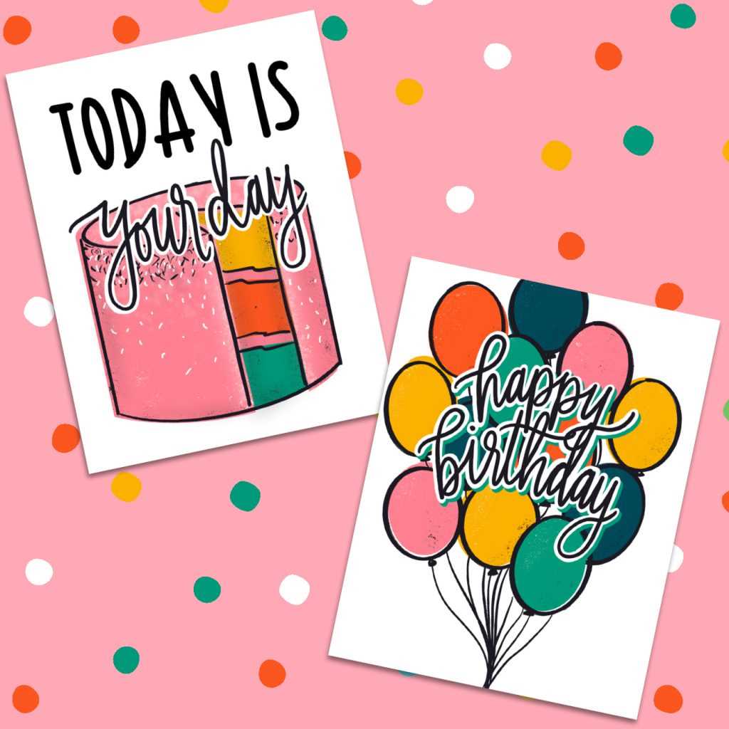free printable happy birthday card